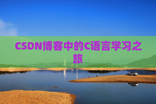CSDN博客中的C语言学习之旅